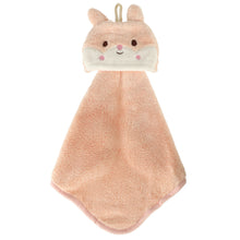 Dětský ručníček na ruce – růžový králíček, 42 × 25 cm