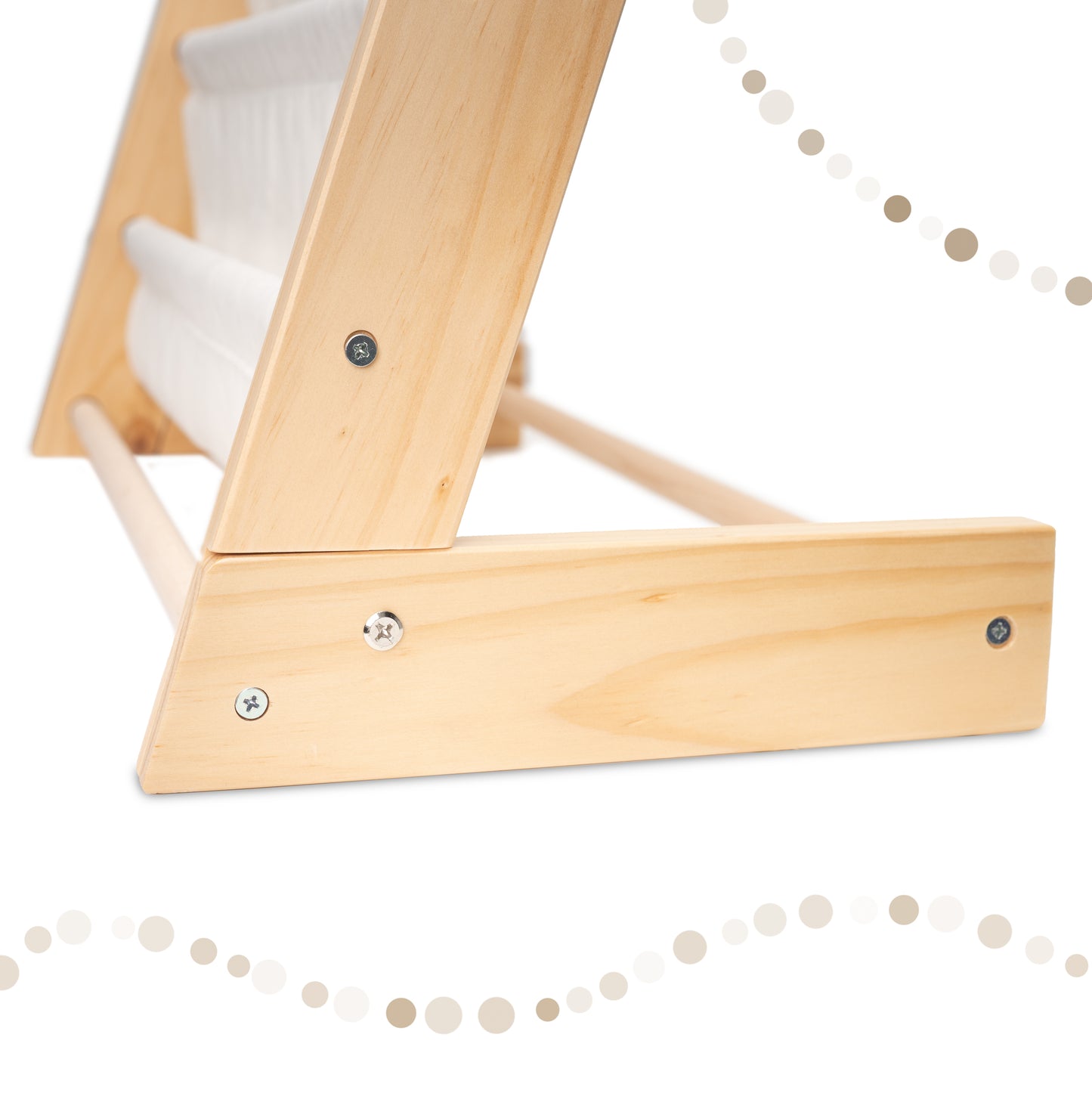 Dětský regál na knihy – Montessori knihovnička ze dřeva