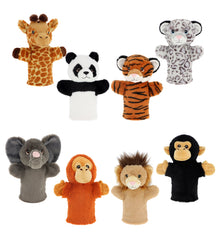 Keel Toys Keeleco Panda - eko plyšový maňásek na ruku 27 cm
