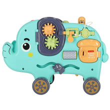 Interaktivní třídič kostek Montessori sloník 26 cm