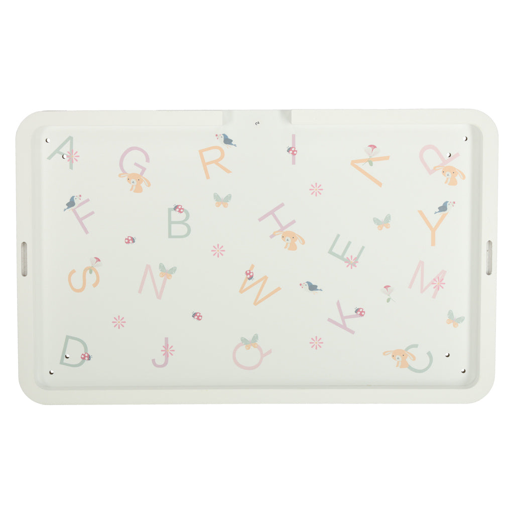 Dřevěný senzorický stolek LULILO LUDO – růžový