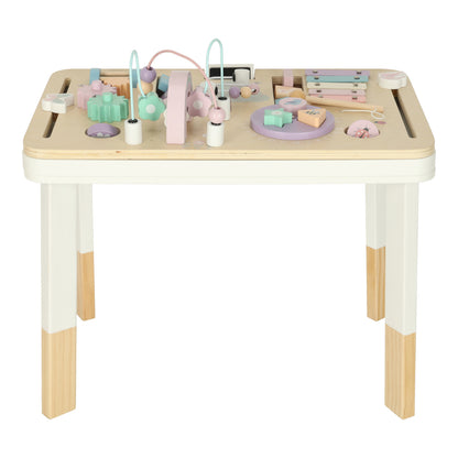 Dřevěný senzorický stolek LULILO LUDO – růžový