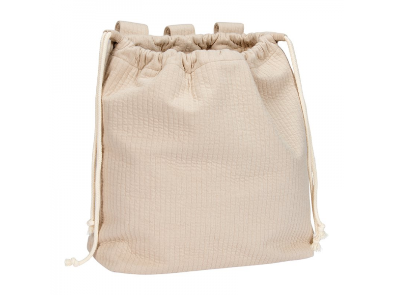 Závěsná taška na hračky Pure Beige