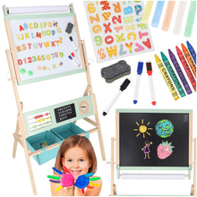 Magnetická oboustranná tabule LULILO Kredo s křídami, fixy, magnety a košíky