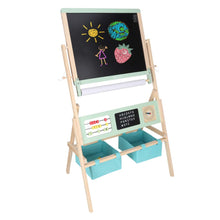 Magnetická oboustranná tabule LULILO Kredo s křídami, fixy, magnety a košíky