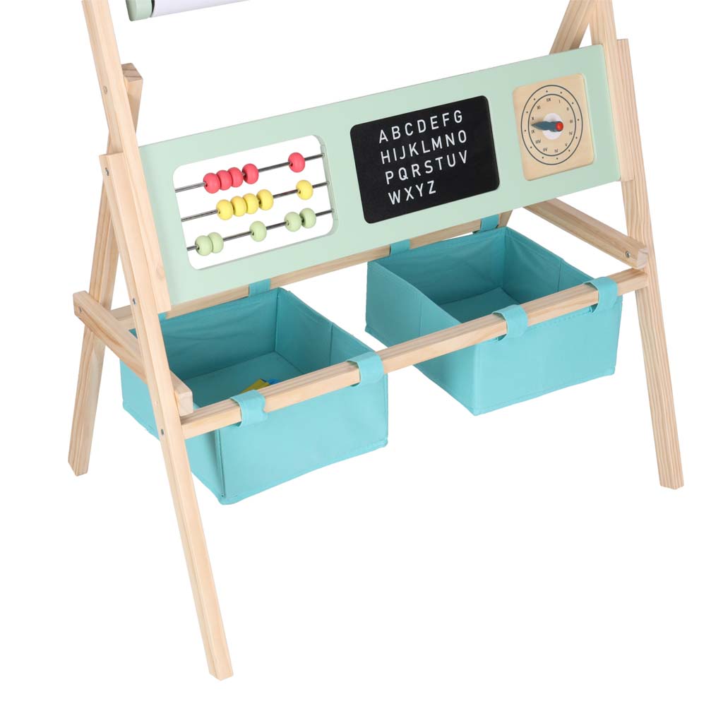 Magnetická oboustranná tabule LULILO Kredo s křídami, fixy, magnety a košíky