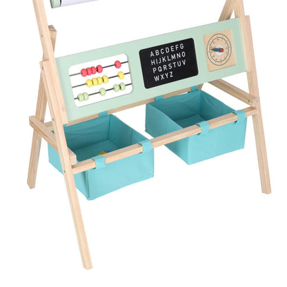 Magnetická oboustranná tabule LULILO Kredo s křídami, fixy, magnety a košíky