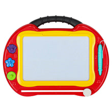 Magnetická kreslící tabulka 2v1 – stoleček se zázračným mazáním a razítky