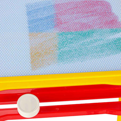 Magnetická kreslící tabulka 2v1 – stoleček se zázračným mazáním a razítky