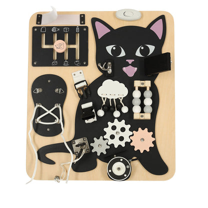 Senzorická manipulační tabule LULILO KICIAO – Kocourek