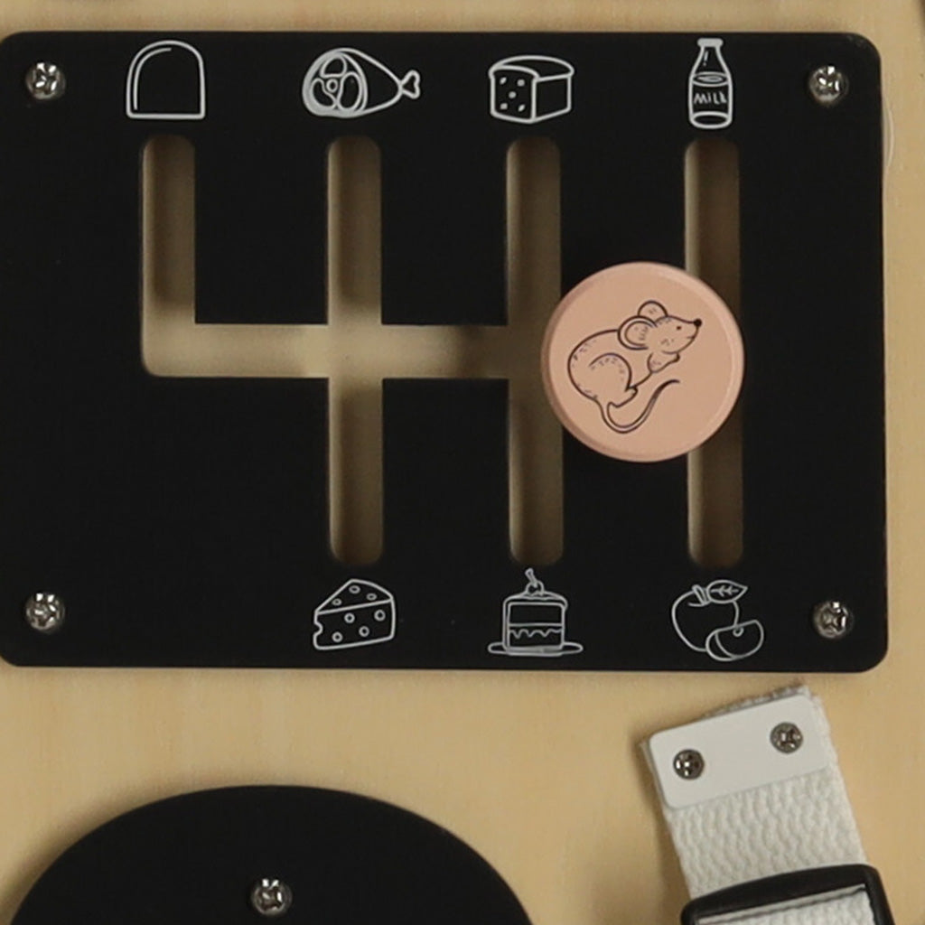 Senzorická manipulační tabule LULILO KICIAO – Kocourek