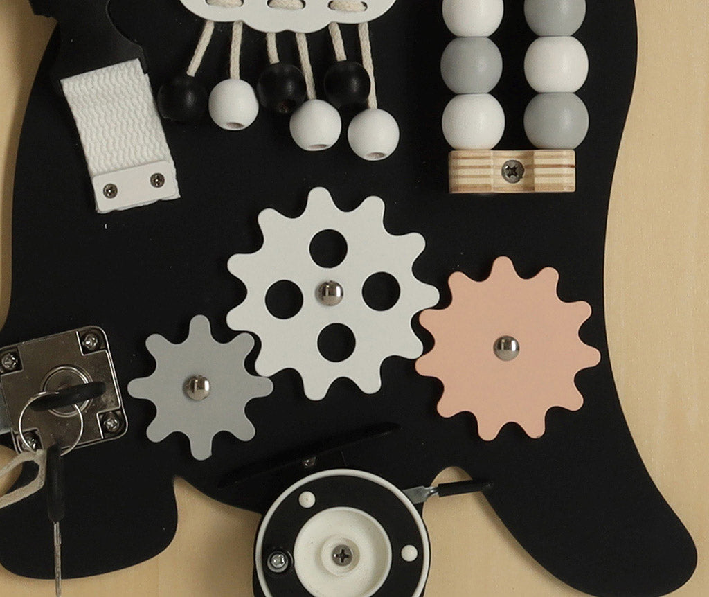 Senzorická manipulační tabule LULILO KICIAO – Kocourek