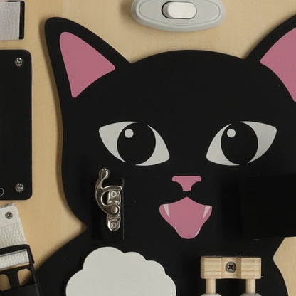 Senzorická manipulační tabule LULILO KICIAO – Kocourek