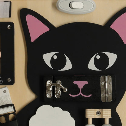 Senzorická manipulační tabule LULILO KICIAO – Kocourek