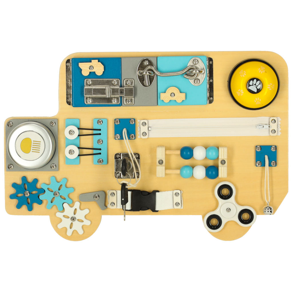 Senzorická manipulační tabule LULILO BUSO – Autobus