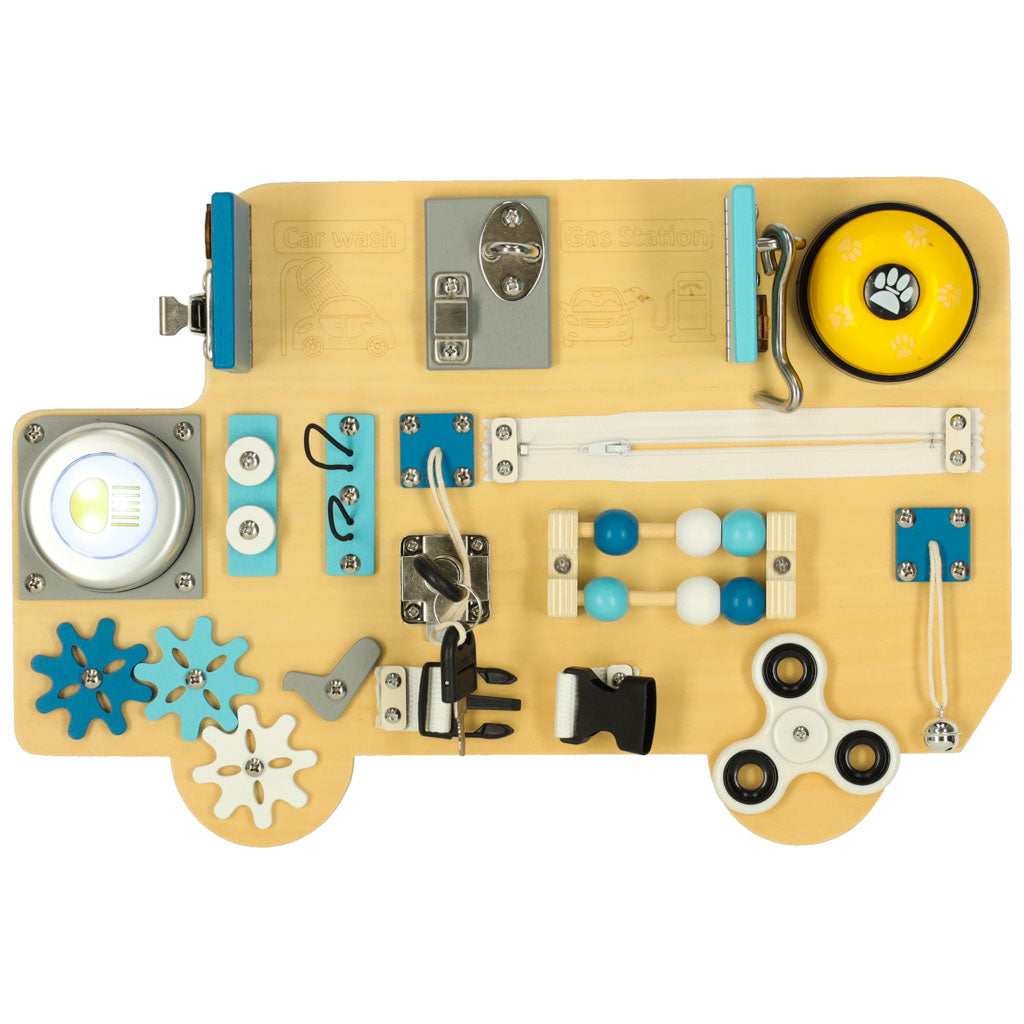 Senzorická manipulační tabule LULILO BUSO – Autobus