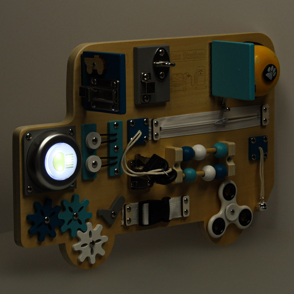 Senzorická manipulační tabule LULILO BUSO – Autobus