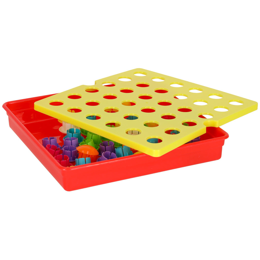 Vzdělávací mozaika s knoflíky – trénink jemné motoriky (57 dílů)