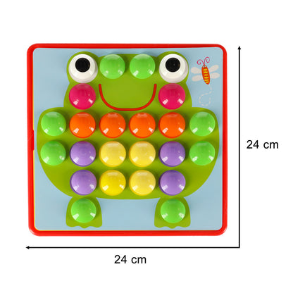 Vzdělávací mozaika s knoflíky – trénink jemné motoriky (57 dílů)