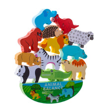 Balanční skládanka safari zvířátka