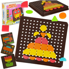 Kreativní logická mozaiková skládanka – geometrické tvary (170 dílů)