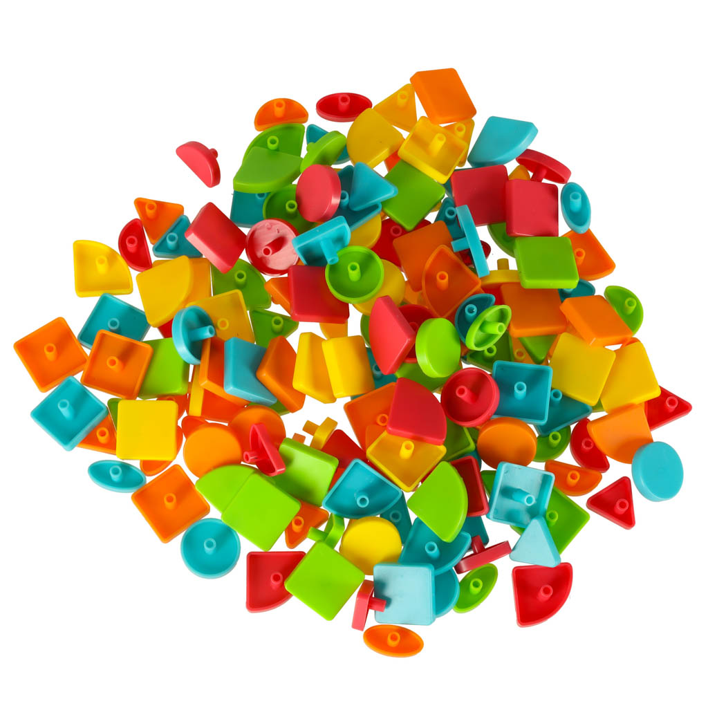 Kreativní logická mozaiková skládanka – geometrické tvary (170 dílů)