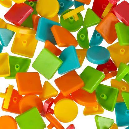 Kreativní logická mozaiková skládanka – geometrické tvary (170 dílů)