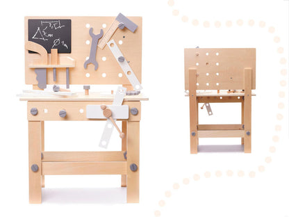 Dřevěná dílna DIY set s nářadím