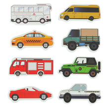 Vodní pěnová puzzle do vany – Ulice a autíčka (23 dílů)