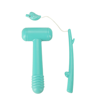 Senzorická hračka 8v1 s kladívkem Bibi-Inn – růžová