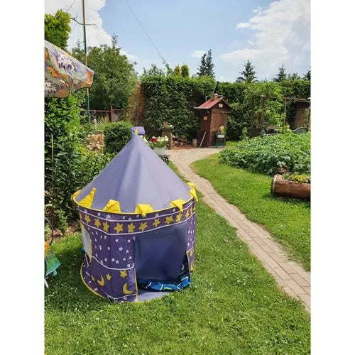 Modrý dětský stan