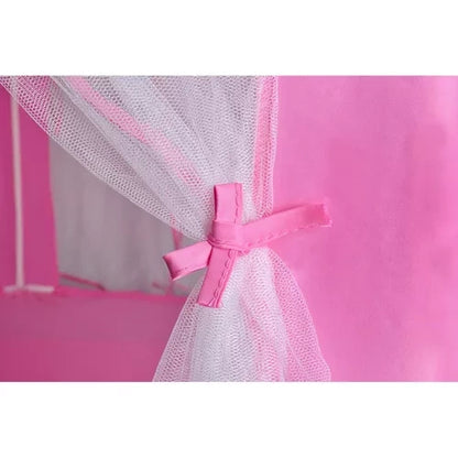 Dětský růžový stan