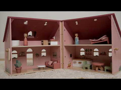 Domeček pro panenky dřevěný přenosný